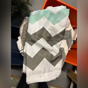 Chevron Patterned shower curtain